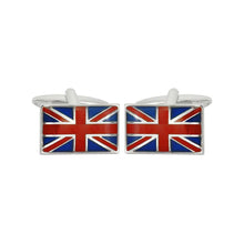 Load image into Gallery viewer, Union Jack Classic Cufflinks (studio image)

