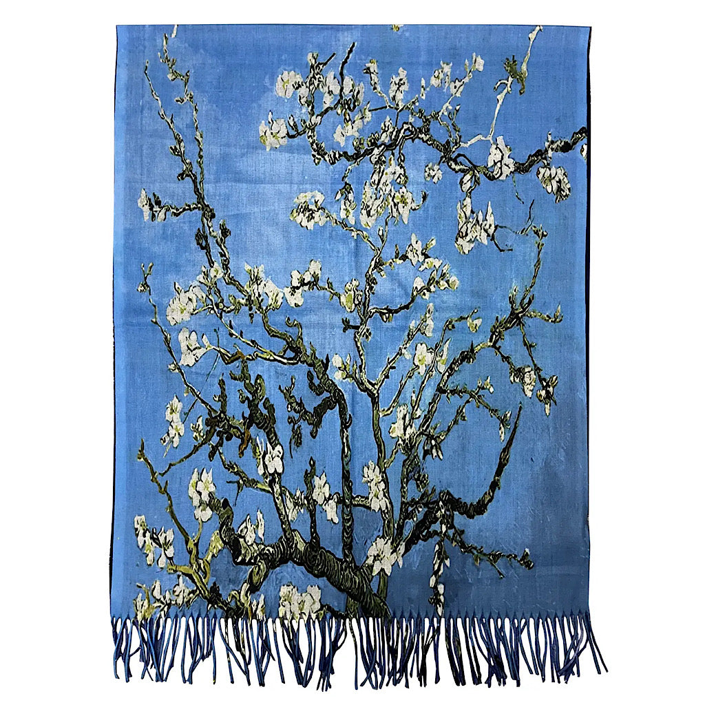 Van Gogh Almond Blossom Art Print Wool Scarf