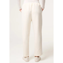 Load image into Gallery viewer, White Stripe Relaxed Drawstring Trousers (back)
