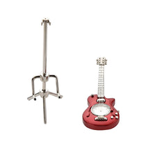 Load image into Gallery viewer, Miniature Clock - Red Guitar

