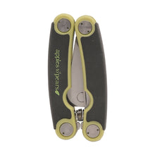 Load image into Gallery viewer, Apple Green &amp; Black OrFolding Pocket Secateurs (closed)
