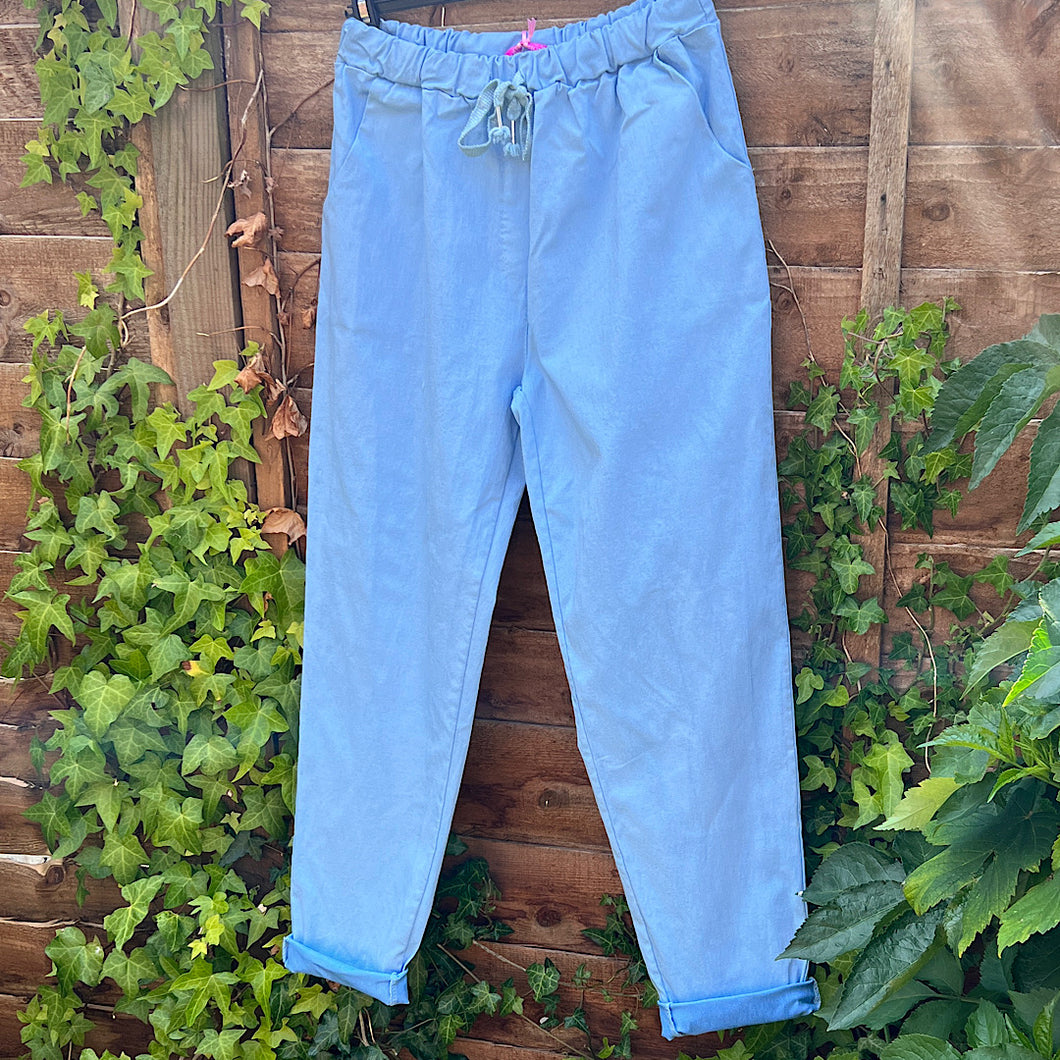 Our Best Selling 'Original' Magic Trousers | Sky Blue