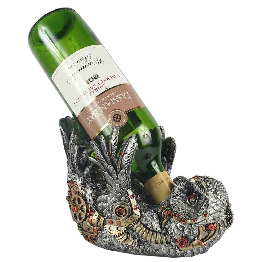 Futuristic Robo-Owl Bottle Holder