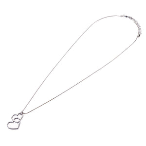 Silver Sweetheart Mid-Length Necklace