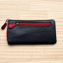 Load image into Gallery viewer, Genuine Leather Glasses &amp; Sunglasses Case | Black, White &amp; Red
