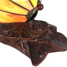 Load image into Gallery viewer, Stain Glass Style Butterfly Lamp
