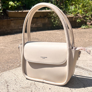 Creamy White Structured Grab Bag