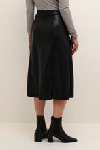 Load image into Gallery viewer, Danish Ariana Leather Look Skirt | Black
