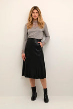 Load image into Gallery viewer, Danish Ariana Leather Look Skirt | Black
