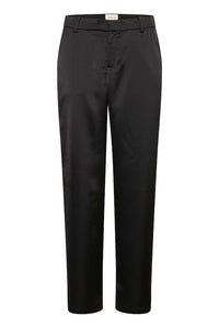 Danish Cocamia Sateen Trousers | Black