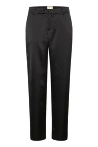 Danish Cocamia Sateen Trousers | Black