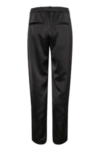 Danish Cocamia Sateen Trousers | Black