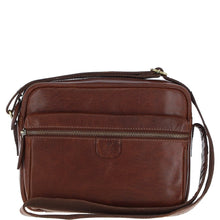 Load image into Gallery viewer, Mens Leather Bodybag | Chestnut Tan
