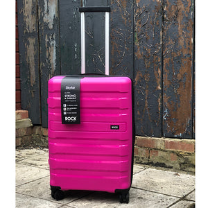 Bright Pink Medium Size Skylar Suitcase