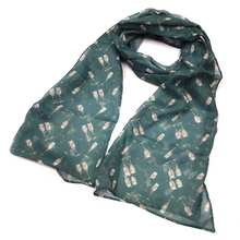 Load image into Gallery viewer, Green Champagne Party Scarf
