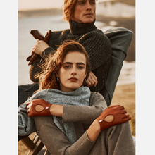 Load image into Gallery viewer, Dents Ladies Cognac Leather Driving Gloves
