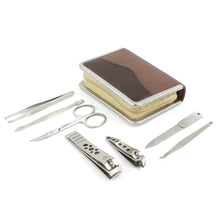 Load image into Gallery viewer, Men&#39;s Brown Medium Manicure Set
