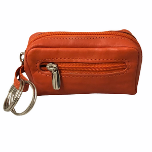 Leather Pocket Size Coin Purse & Key Case