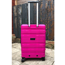 Load image into Gallery viewer, Bright Pink Medium Size Skylar Suitcase

