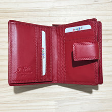 Load image into Gallery viewer, Bestseller Medium Leather RFID Purse | Red
