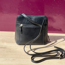 Load image into Gallery viewer, Small &quot;Giulia&quot; Italian Leather Crossbody Bag | Navy
