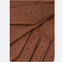 Load image into Gallery viewer, Dents Ladies Cognac Leather Driving Gloves
