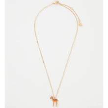Load image into Gallery viewer, Enamel Fawn Necklace
