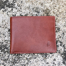 Load image into Gallery viewer, Gents Tan Leather RFID Wallet By &#39;Oak&#39; | 8 Card Slots
