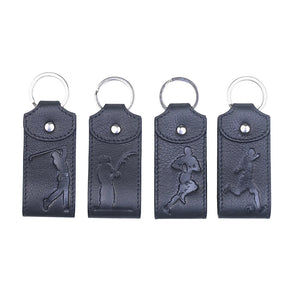 Kalmin Sports Leather Keyring | Rugby