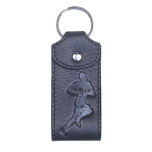 Load image into Gallery viewer, Kalmin Sports Leather Keyring | Rugby
