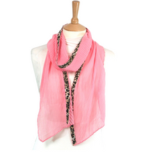 Load image into Gallery viewer, Slim Crinkle Animal Print Scarf
