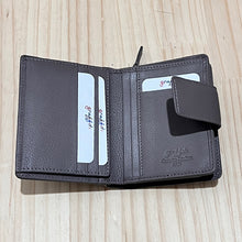 Load image into Gallery viewer, Stone Soft Medium Leather RFID Purse
