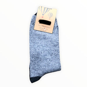 Gents Grey Wool Blend Socks