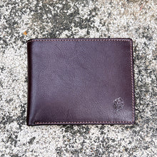 Load image into Gallery viewer, Gents Brown Leather RFID Wallet By &#39;Oak&#39; | 8 Card Slots
