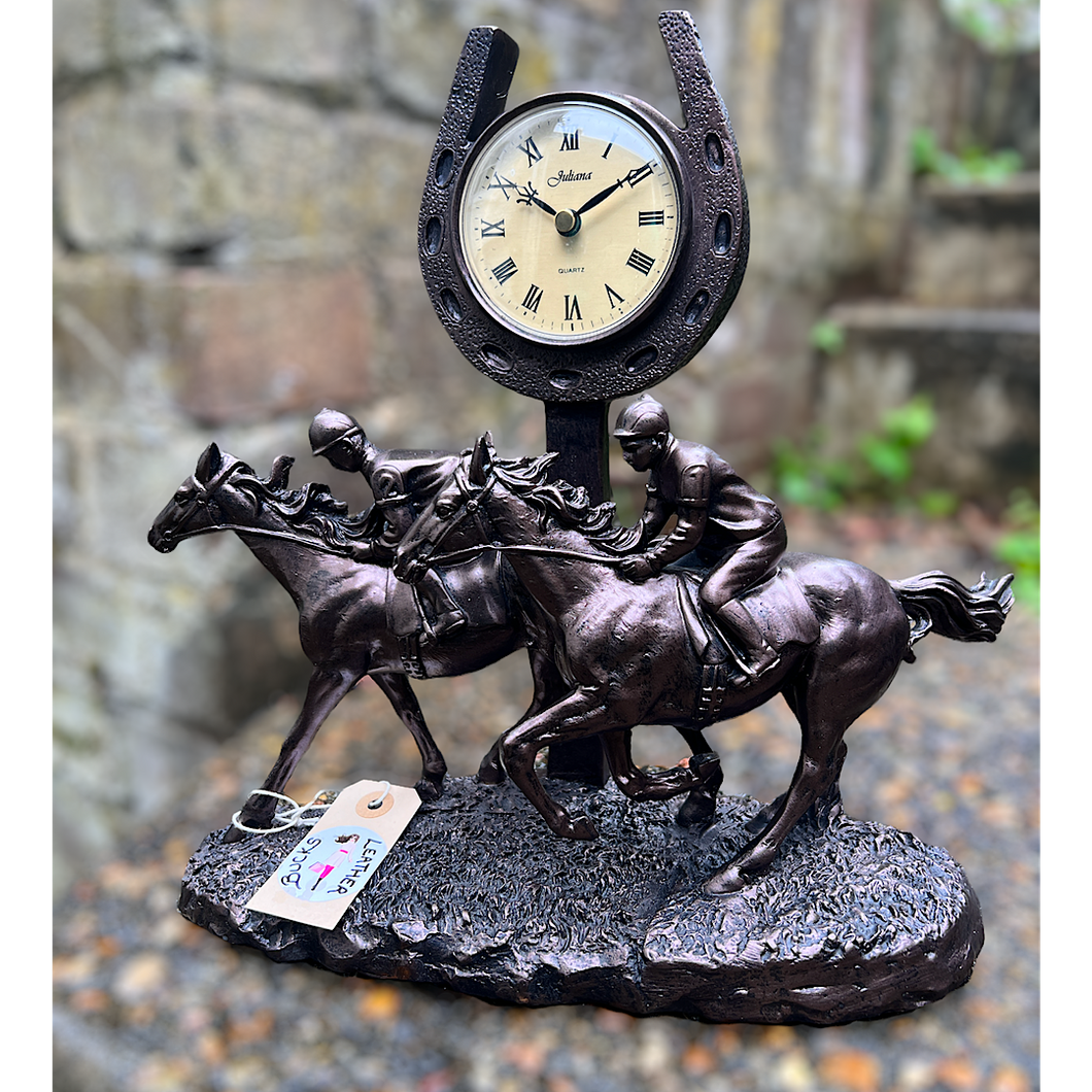 Time At The Races Mantel Clock
