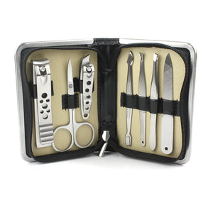 Men's Black Medium Manicure Set