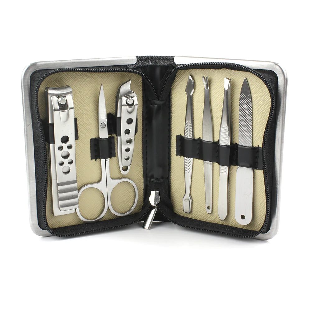 Men's Black Medium Manicure Set