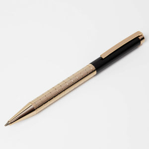 Stratton Ballpoint Pen - Black and Gold