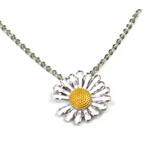 Daisy Necklace - Platinum Plated