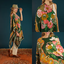 Load image into Gallery viewer, Print Folk Art Floral Scarf
