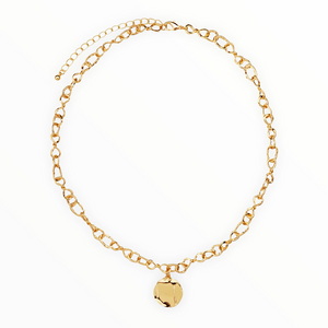 Alesha Gold Contemporary Chain-Link Short Necklace