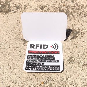 'Retro' Golfer Print Leather RFID Wallet