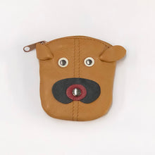 Load image into Gallery viewer, Leather Dog Coin Purse
