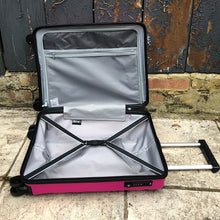 Load image into Gallery viewer, Bright Pink Medium Size Skylar Suitcase
