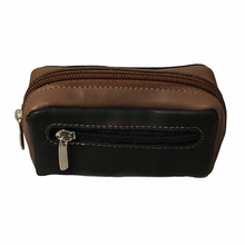 Load image into Gallery viewer, Leather Pocket Size Coin Purse &amp; Key Case
